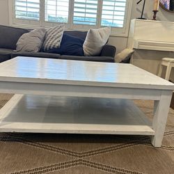 White coffe table (World Market)