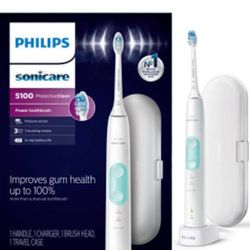 Philips Sonicare White Mint ProtectiveClean 5100 Gum Health Rechargeable Electric Toothbrush

