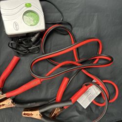 Car Cables And Tire Inflator 