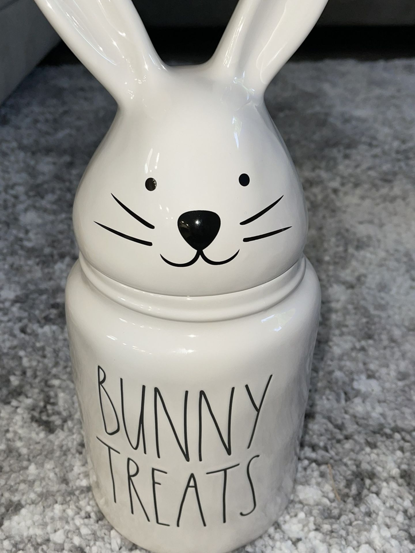 Rae Dunn Bunny Treats Large Canister