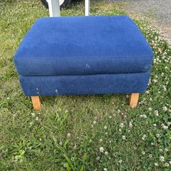 Blue Ottoman
