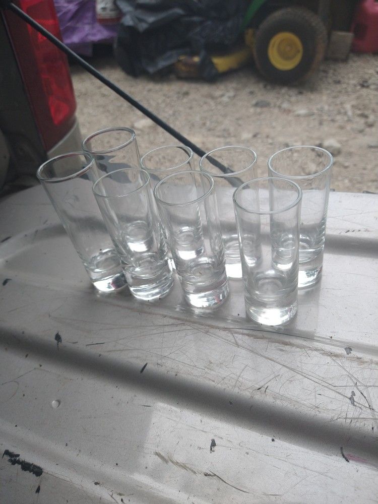 8 Vasos Para Chat De Vidrio O Tequileros $5