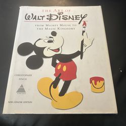 The Art Of Walt Disney 1975 Hardcover Book With Dust cover 