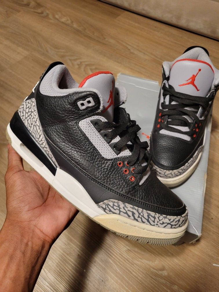 JORDAN RETRO 3 BLACK CEMENT