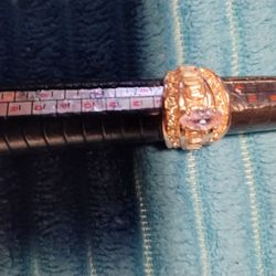 Costume Jewelry Ring Purple Stone