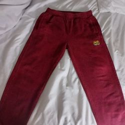 Krooked Burgundy Corduroy Elastic Waist Skate