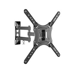 Full Motion Dual Arm TV Wall Mount for 23 in. to 55 in. Flat Panel TV's with 20° Tilt, 66 lbs. Load Capacity