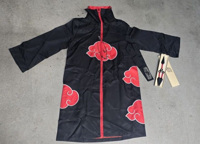 Naruto Akatsuki Cloak Costume Robe