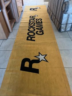 HUGE Rockstar Games NASCAR Flag/Banner