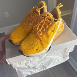 Yellow Nikes Air Max 270