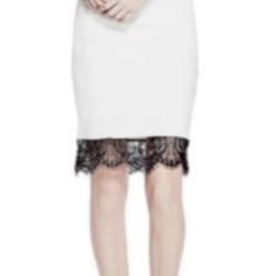 NWT Guess Skirt, Stretch, Beige, XL