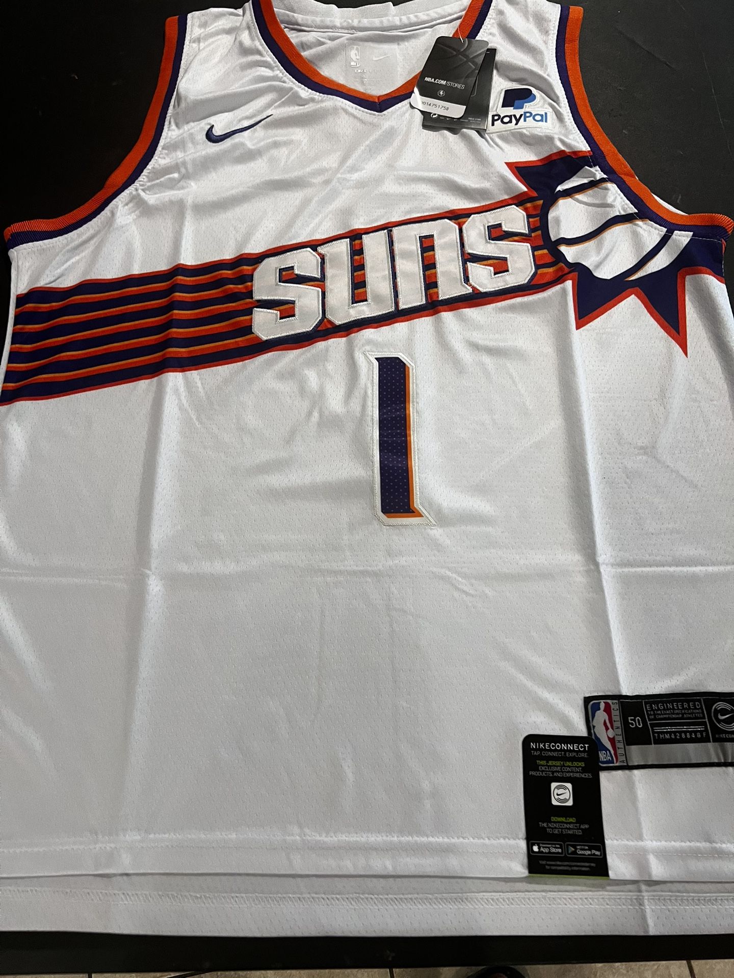 Phoenix Suns Jerseys. Barkley, Nash, Booker. New