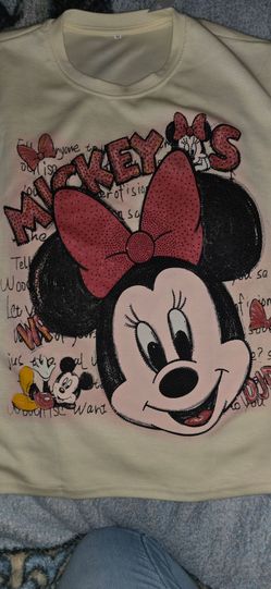Minnie mouse bling shirt