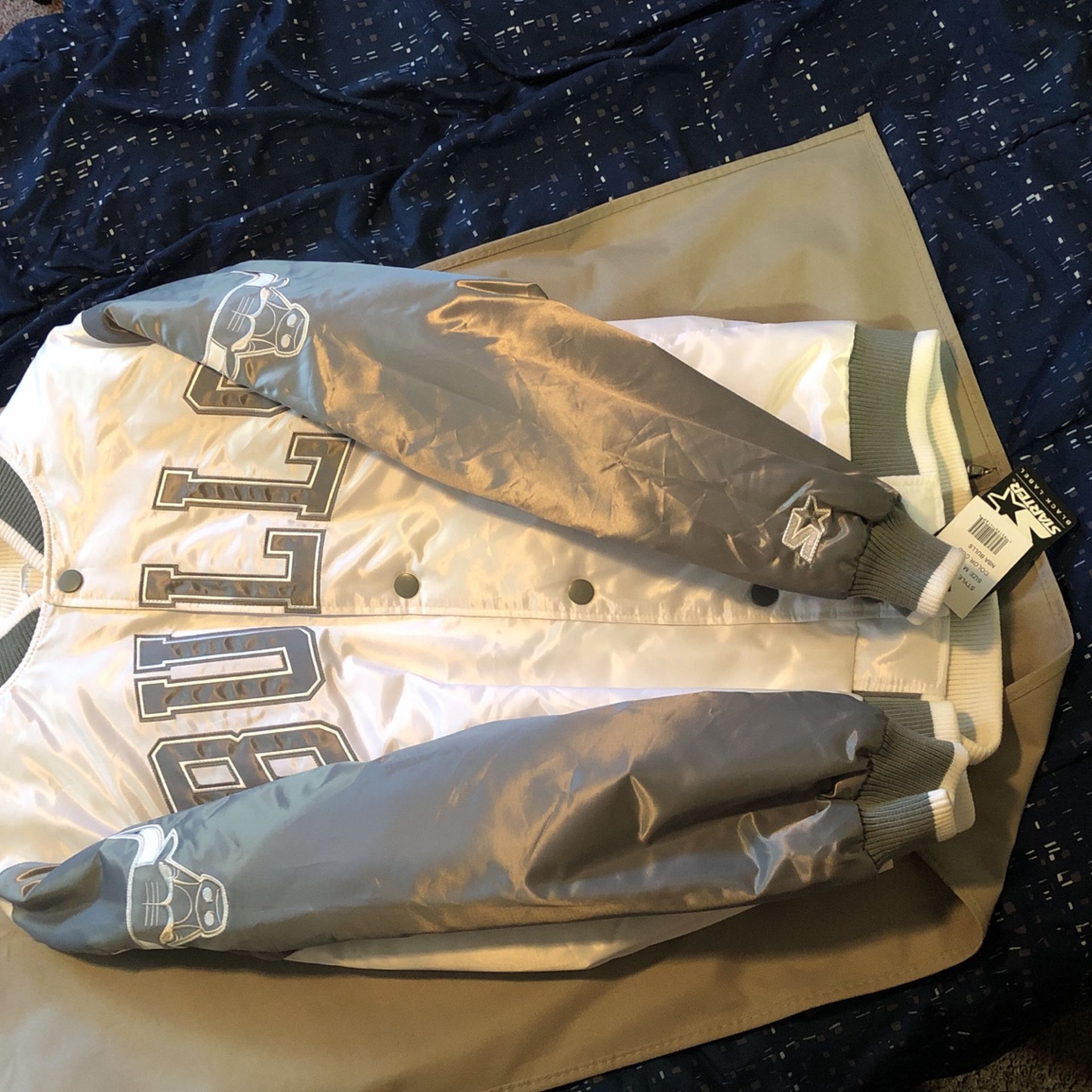 Chicago Bulls Bomber Jacket Size M Mens