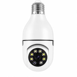 WiFi Panorama Bulb Security Camera 360° PTZ E27 Socket FS-12