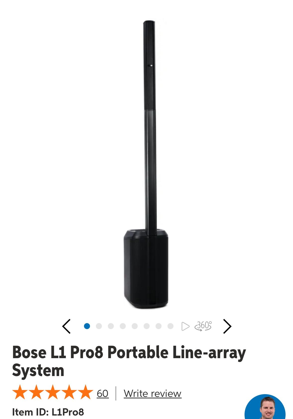 Bose L1 Pro8 Portable Line-Array System – $1,200 OBO