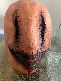 Horror Latex Halloween zombie Mask with Stitches