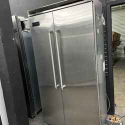 Stainless Steel Viking Professional Built In 42” Refrigerator