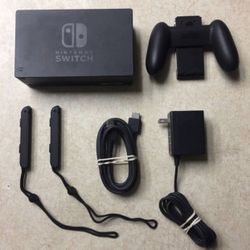 Nintendo Switch Accesories Tv Dock,Charger,wrist Straps,controller Grip