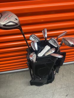Golf clubs & bag