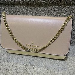 Kate Spade Madison Flap Crossbody Bag Beige White Black Leather NWT