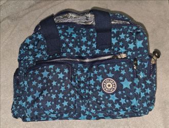 Blue star duffle bag