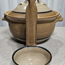  Maxwell-Muir Hand Spun Tureen & Ladle 