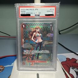 One Piece TCG PSA 10 Nami Sp (Japanese)