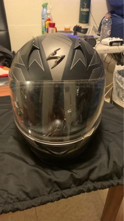 Black Medium scorpion helmet