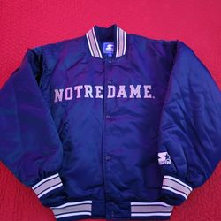 Vintage Notre Dame Starter Jacket 