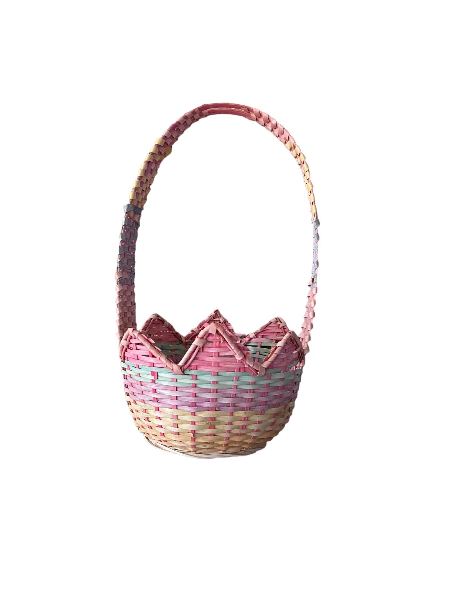 12” Tall Pastel Easter Basket