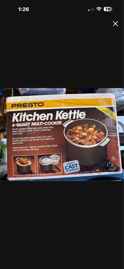Barely used kitchen kettle 6 quart multi cooker