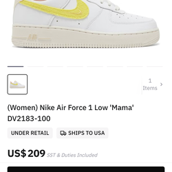 New Nike Women’s AFT shoes ( MAMA)  sized 8.5