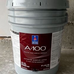 Exterior Paint. Color Gauntlet Gray. New 5 Gallons 
