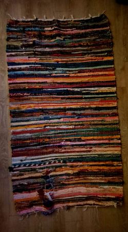 3 × 5 Woven Multicolor Pattern Retangle Rug