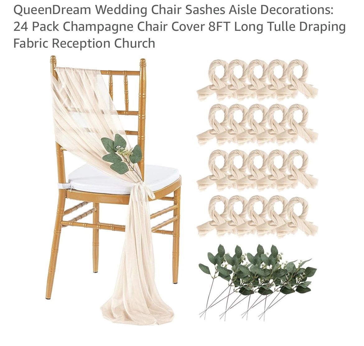 Chair Sashes