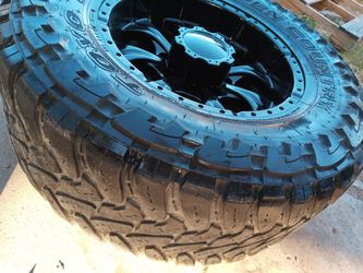 All 4 tires and rims