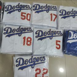 GOLD CHAMPIONS EDITION LOS ANGELES DODGERS JERSEY $50. CASH PLEASE!!