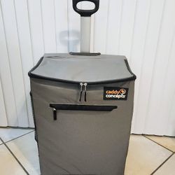 Large Gray Caddy Concepts Portable Laundry Hamper with Pop-Up Handle 
