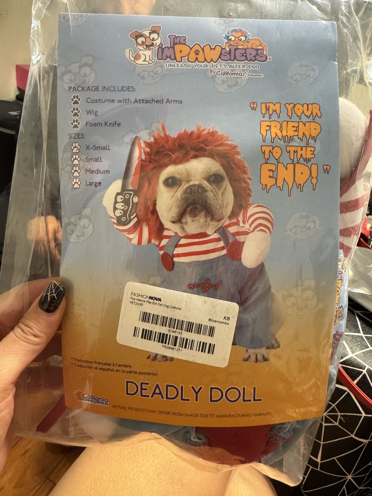 Dog Chucky Costume 
