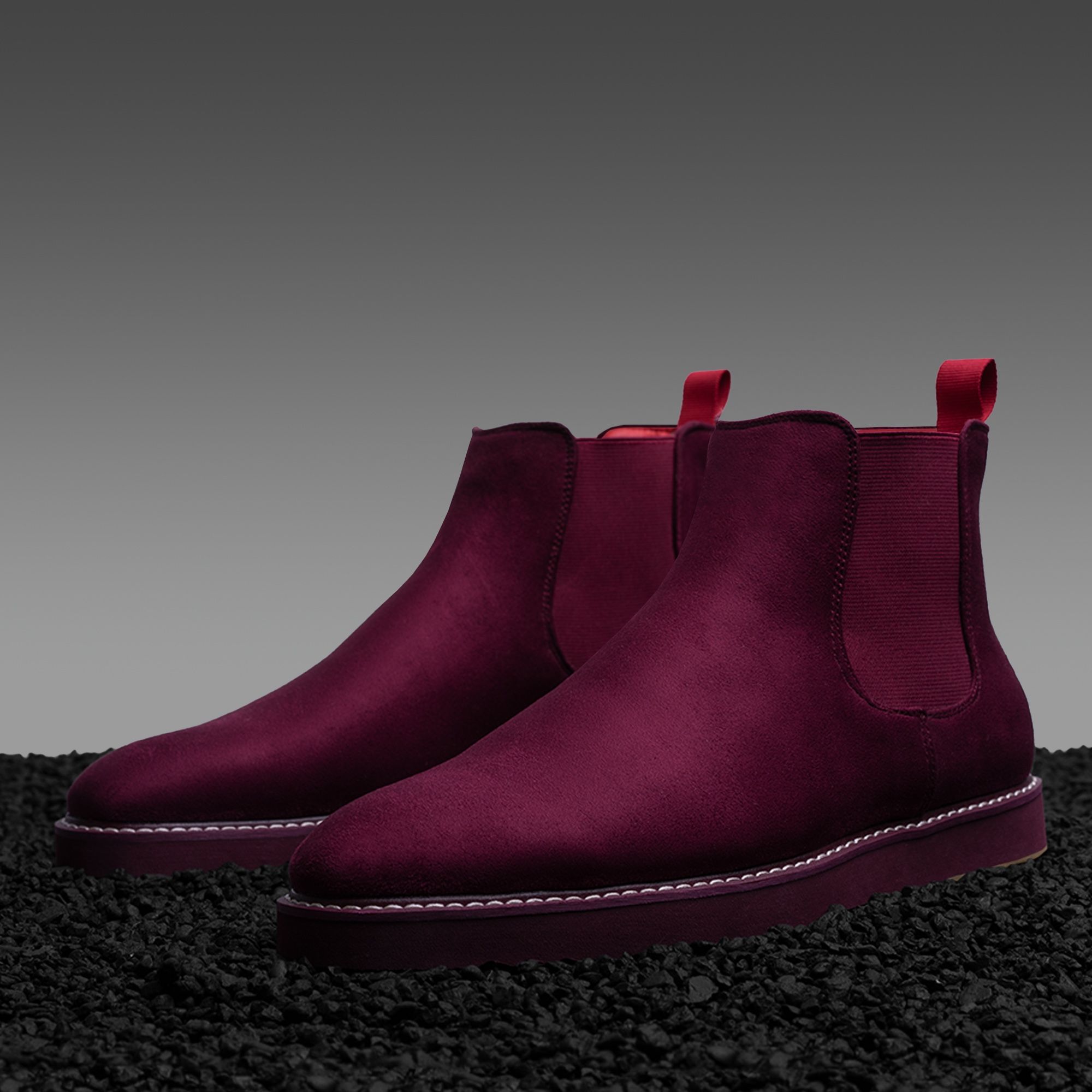 MEN CASUAL SNKR WINE