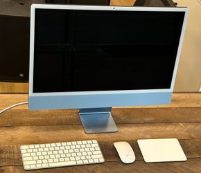 iMac M3 Blue 