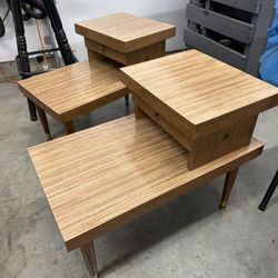 Vintage End Tables - Set Of 2 - MCM