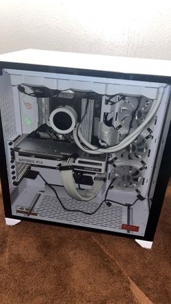 White Gaming PC – RTX 3060 12GB | Ryzen 9 5950X | 64GB RAM | Lian Li O11 Dynamic XL