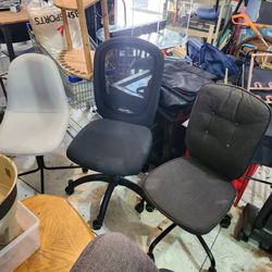 $35 each armless desk chairs task chair