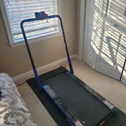 Small Treadmill and Rowing Machine