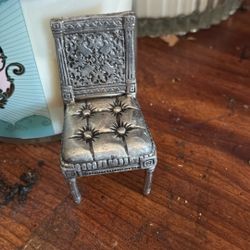Miniature Dollhouse Chair 