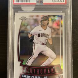 2023 Topps Chrome Corbin Carroll Psa 10 RC