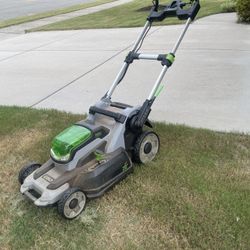 EGO 56V Push Lawn Mower & Batteries