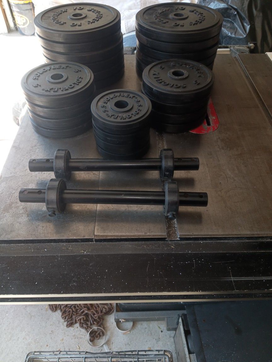 170 Lbs. Soloflex Dumbbell Weight Set